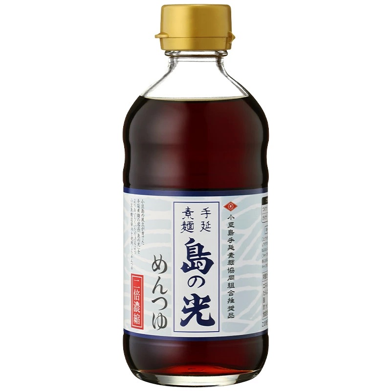 ［マルキン］島の光めんつゆ 2倍濃縮 340ml瓶×1本 ＜40313＞ ［常温/冷蔵可］