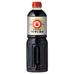 ［マルキン］デラックス醤油こいくち　1L：しょうゆ＜30010＞※15本まで1配送