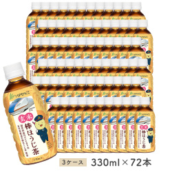 ［ハイピース］北陸新幹線延伸記念デザイン　玄米棒ほうじ茶330ml×72本（24本×3ケース）【送料無料】