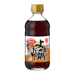 ［マルキン］ よせ鍋だし 6倍濃縮 340ml 瓶〈40382〉