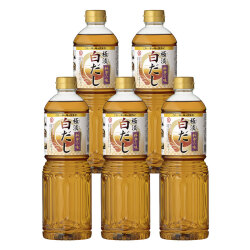 マルキン　極淡白だし 1L×5【送料無料】〈40404〉