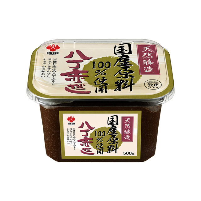 盛田】国産無添加八丁赤だし 500g：天然醸造蔵／みそ＜郷土味紀行＞