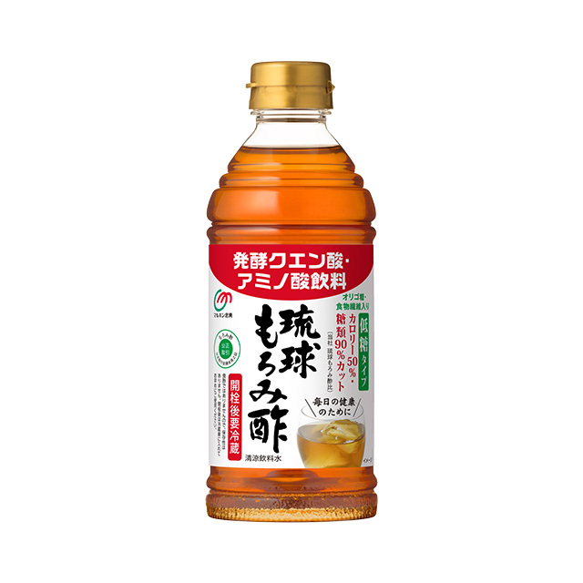 マルキン忠勇】琉球もろみ酢 低糖 PET 500ml ：琉球もろみ酢<郷土味 