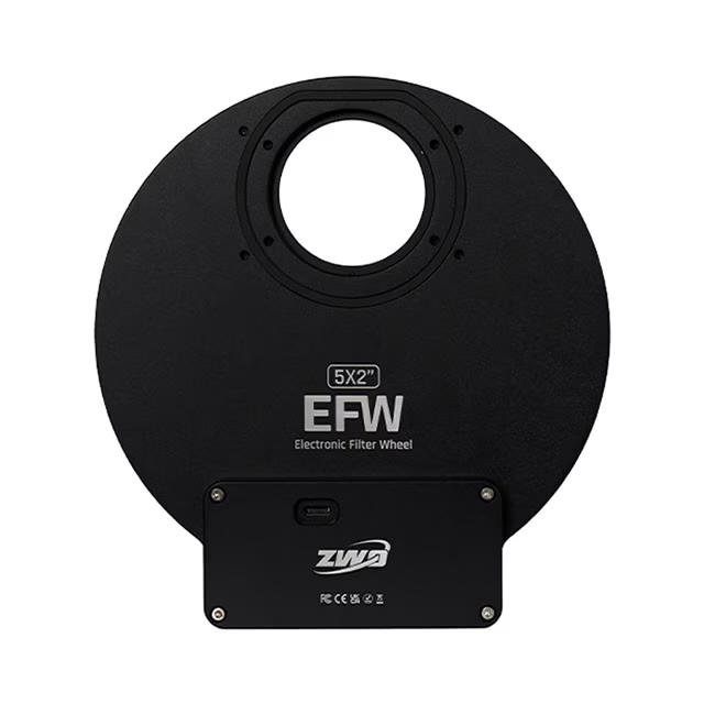 ZWO　New EFW-5x2"（2"フィルター・5枚用電動フィルターホイール）