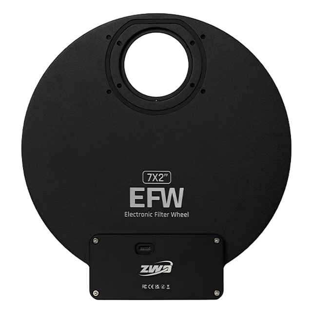 ZWO　New EFW-7x2"（2"フィルター・7枚用電動フィルターホイール）【ご予約：5月下旬入荷予定】