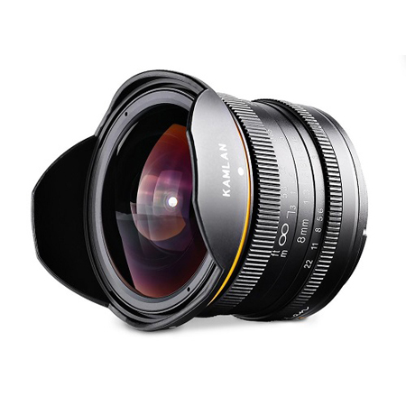 カムラン　8ｍｍF3.0 -フィッシュアイ　各社ミラーレスカメラ用