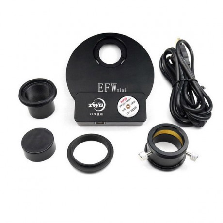 ZWO　電動フィルターホイールmini　（EFW）1.25″/31mm　5枚用