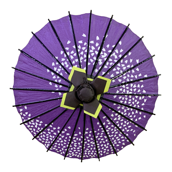 和傘・野点傘専門店 恭雅】 和傘 − 紙傘 飾り小傘 桜渦 紫