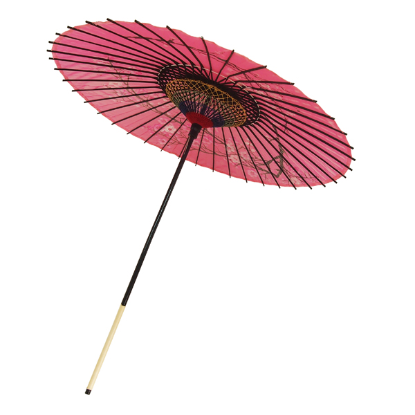 絹傘 桜絵 ピンク