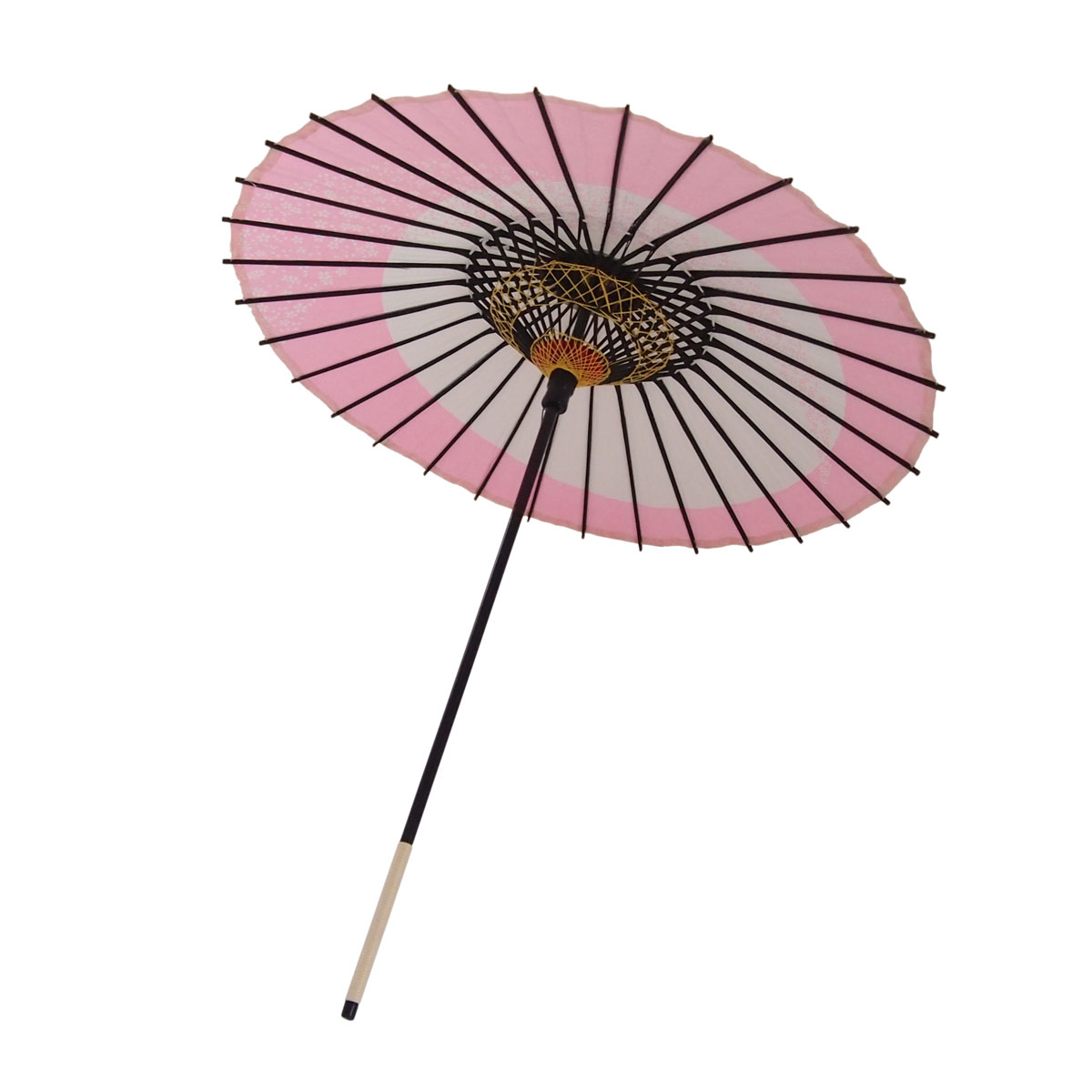 こども用和傘 月やっこ桜流し ピンク