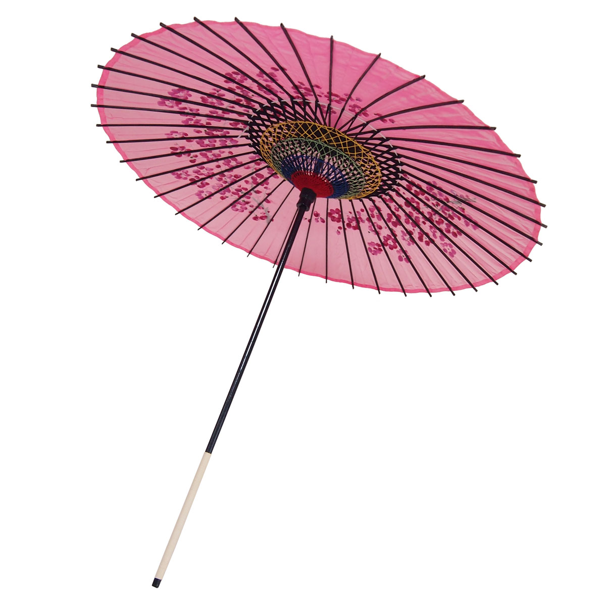 絹傘 桜絵 ピンク