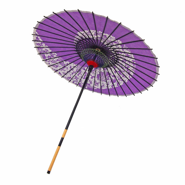 紙傘 萩渦 紫