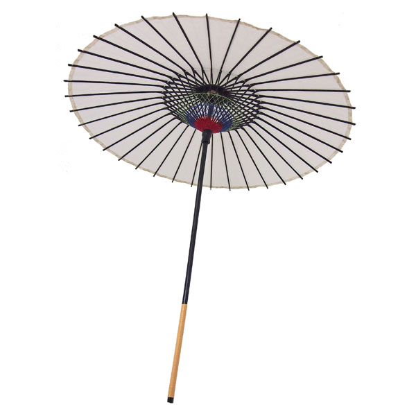紙傘 尺5 無地 白