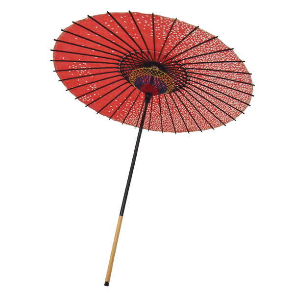 紙傘 尺5 満天桜 朱色