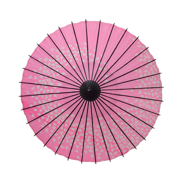 こども用和傘 桜渦 ピンク