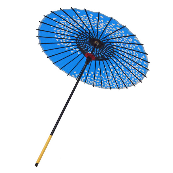 こども用和傘 桜渦 青