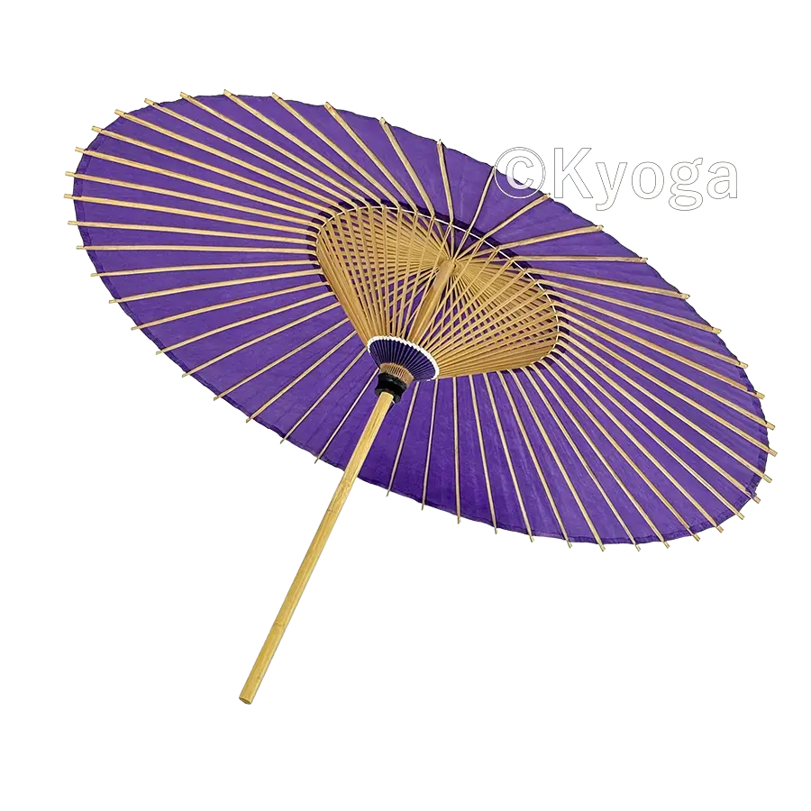 番傘　48本骨　紫