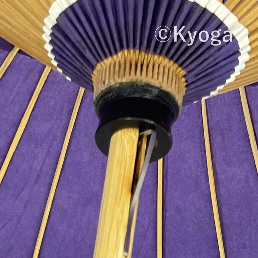 番傘　48本骨　紫