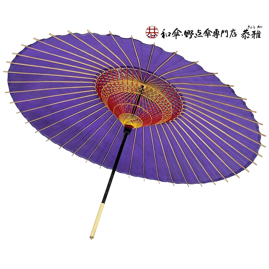 蛇の目傘無地紫