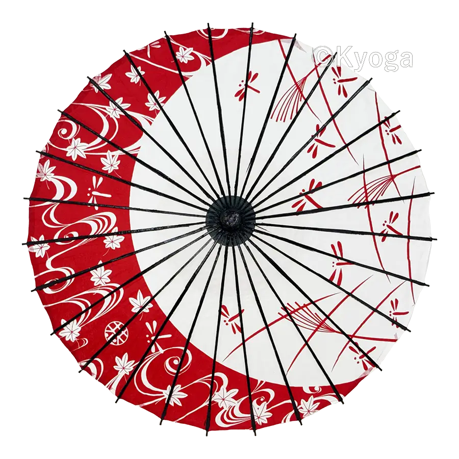 唐傘(直径約81cm)　夕焼け小焼け　朱色