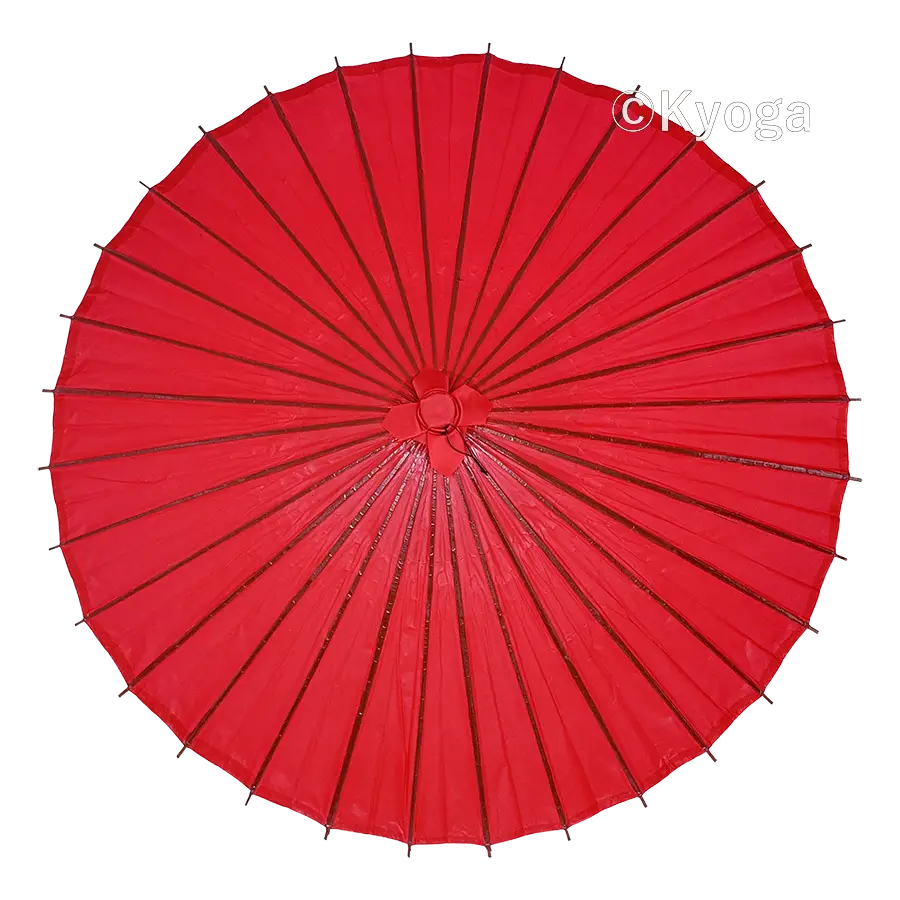 唐傘 蛇の目傘風 赤