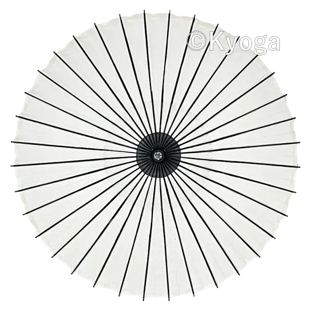 紙傘　１尺４寸　無地　白