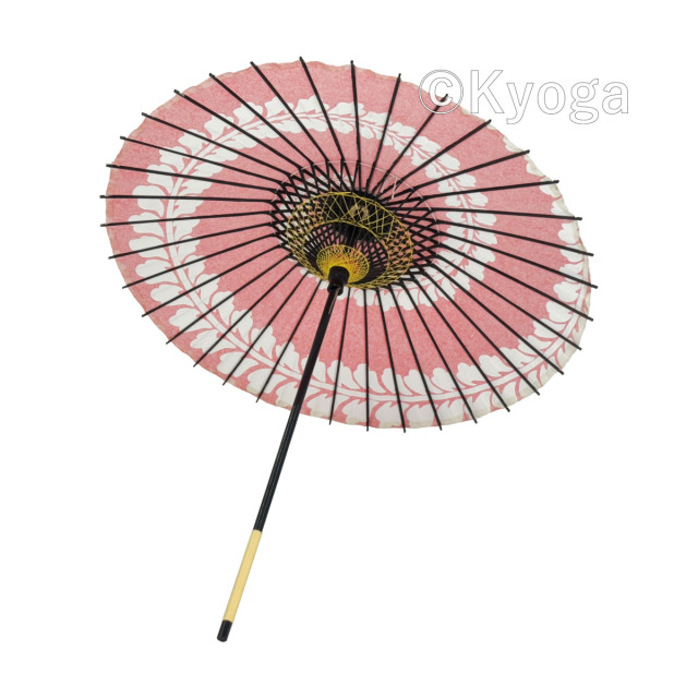 紙傘　1尺4寸　藤渦　朱色