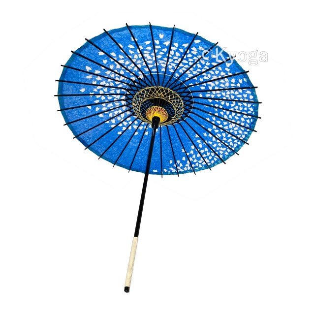 和傘・野点傘専門店 恭雅】 和傘 − 紙傘 こども用和傘 桜渦 青