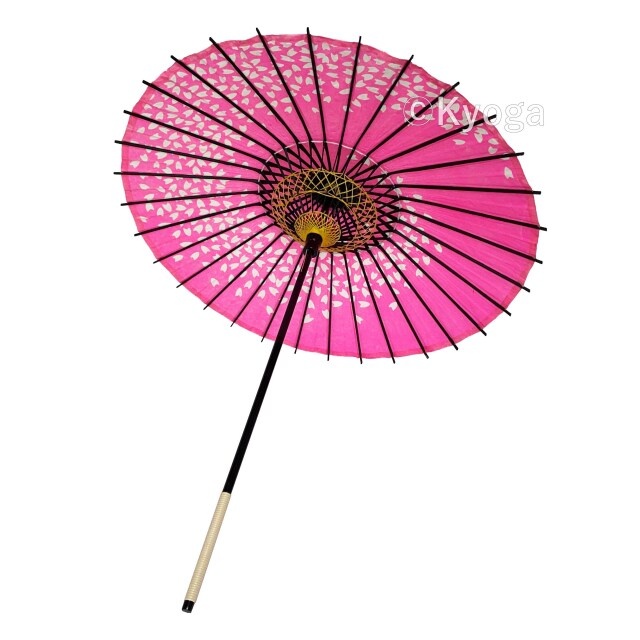紙傘　こども用和傘　桜渦　ピンク