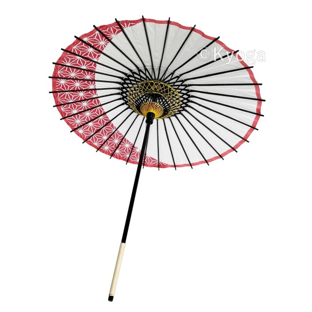 紙傘　こども用和傘　麻月　朱色