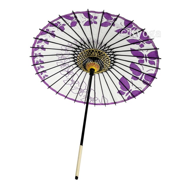 紙傘　こども用和傘　蝶々　紫