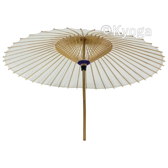 ★ 野点傘 日除け 番傘　蛇の目傘　H約229✕傘直径約172 (cm) 和傘・野点傘専門店 恭雅】 和傘 − 大番傘 白 44本骨 (自社調合