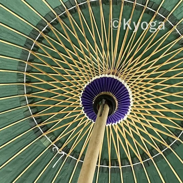 大番傘　48本骨　緑