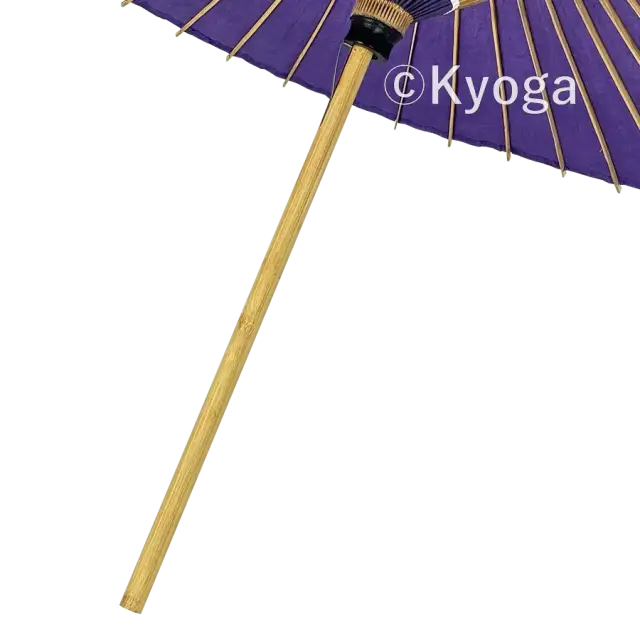 番傘ビニルコーティング　紫　直竹心棒