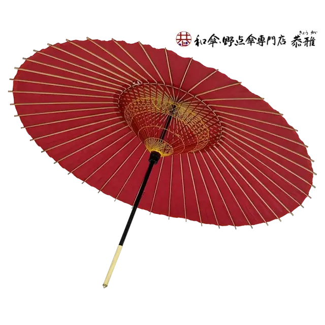 蛇の目傘無地赤