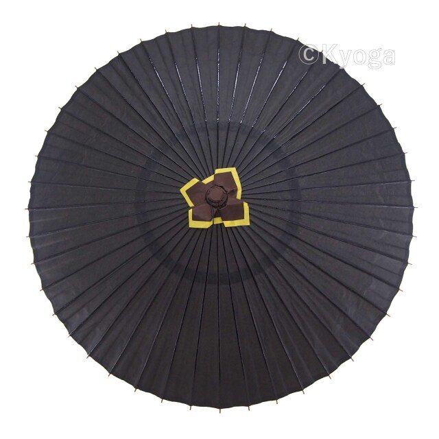和傘・野点傘専門店 恭雅】蛇の目傘 無地 黒 別注品