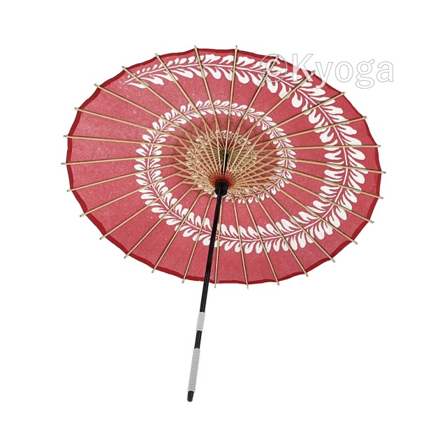和傘・野点傘専門店 恭雅】 唐傘 − 唐傘(直径約81cm) 藤渦 朱色
