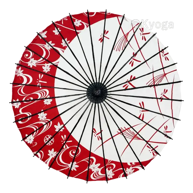唐傘(直径約81cm)　夕焼け小焼け　朱色