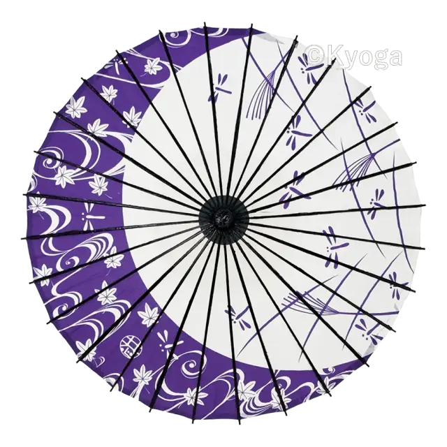 唐傘(直径約81cm) 夕焼け小焼け 紫