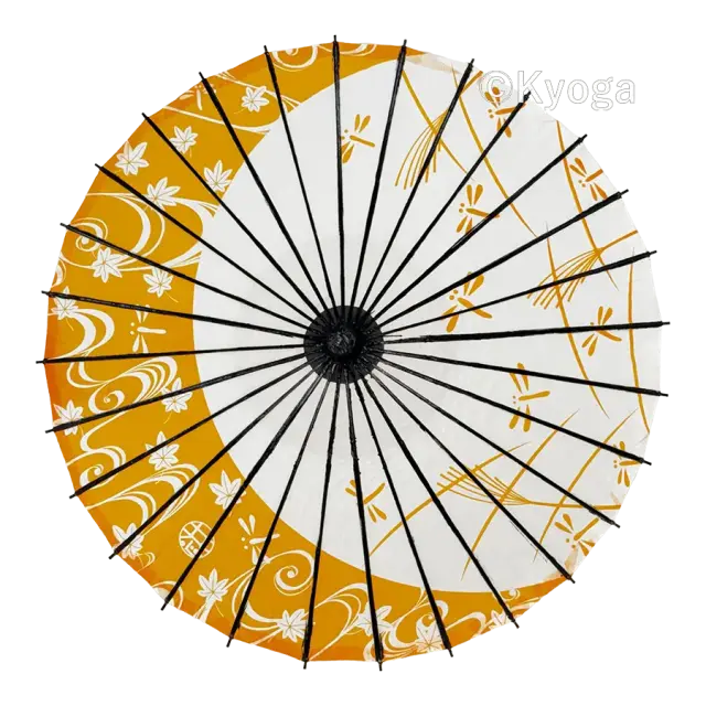 唐傘(直径約81cm) 夕焼け小焼け 山吹色