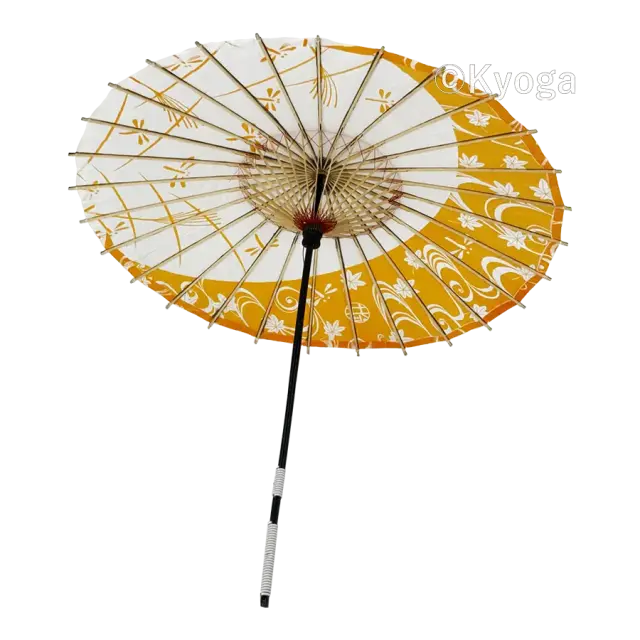 和傘・野点傘専門店 恭雅】 唐傘 − 唐傘(直径約81cm) 夕焼け小焼け 山吹色