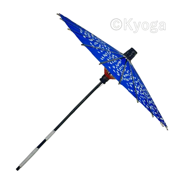 和傘・野点傘専門店 恭雅】 唐傘 −唐傘 こども用傘 桜渦 青