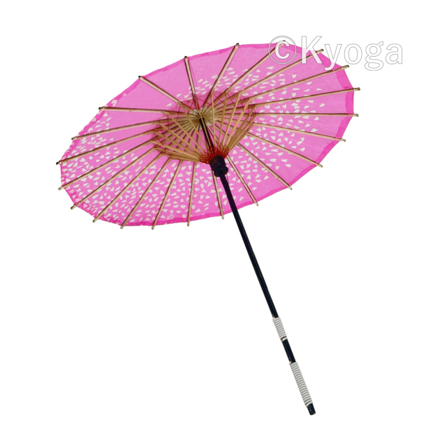 和傘・野点傘専門店 恭雅】 唐傘 −唐傘 こども用傘 桜渦 ピンク