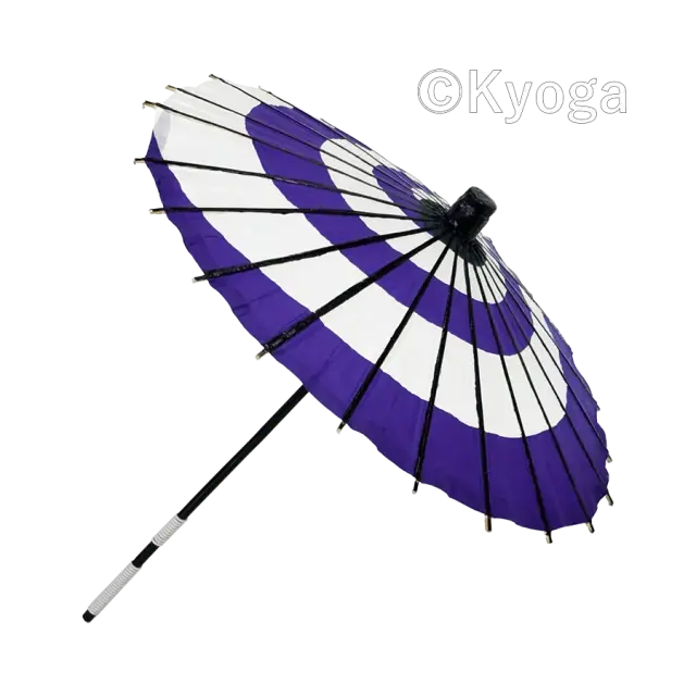 和傘・野点傘専門店 恭雅】 唐傘 − 唐傘 こども用傘 白紫渦