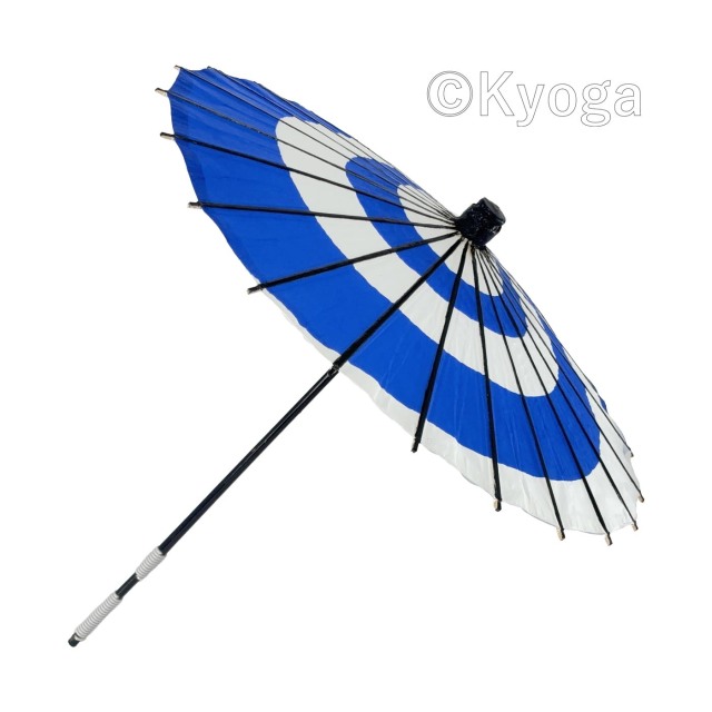 和傘・野点傘専門店 恭雅】 唐傘 − 唐傘 こども用傘 白青渦