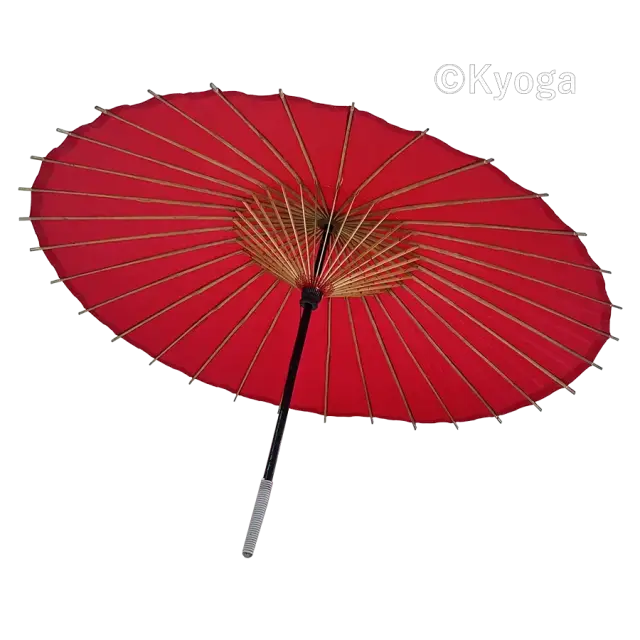 唐傘　蛇の目傘風　赤