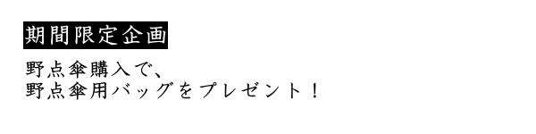野点傘専用バッグ