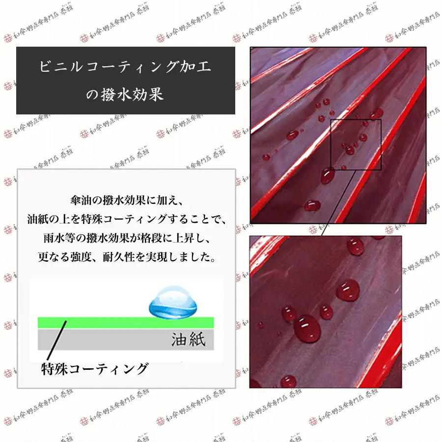 和傘・野点傘専門店 恭雅】 和傘 − 野点傘大3．5尺 ビニル