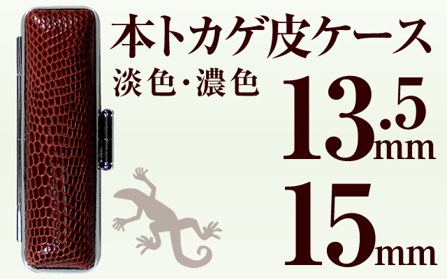 本トカゲ皮ケース 13.5＆15用