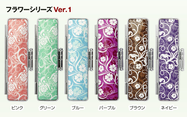 押し花　印鑑ケース フラワーシリーズ□印鑑ケース□12mm用